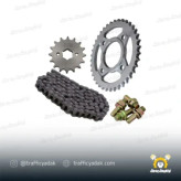 ست دنده زنجیر هوندا راپیدو مدل H102 مناسب هوندا ۱۲۵