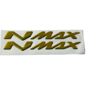 آرم بدنه طلایی برجسته موتور سیکلت NMAX